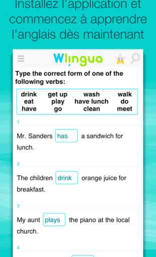Apprendre l'anglais avec Wlingua - Cours et Vocabulaire 4