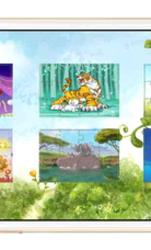 Cartoon Jigsaw Puzzles animaux pour les enfants et 2