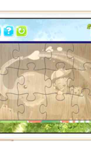 Cartoon Jigsaw Puzzles animaux pour les enfants et 4