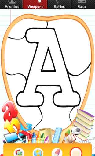 Coloriages pour enfants - Alphabet 1