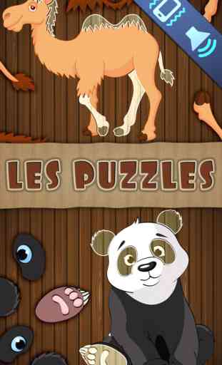 Puzzle de bébé et jeu d'animaux pour enfants free 1