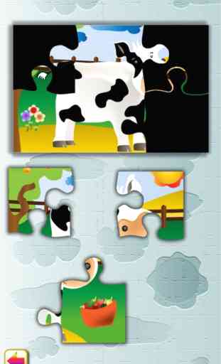 Puzzles d'animaux de la ferme 1