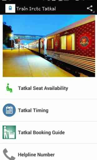 Train Irctc Tatkal 6 in 1 App 1