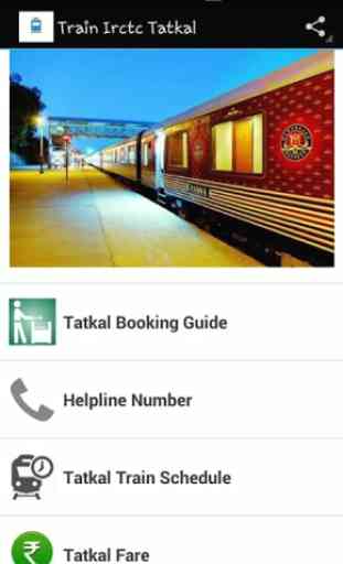 Train Irctc Tatkal 6 in 1 App 2