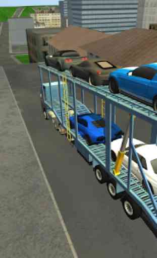 Car Transporter Truck Driving 1