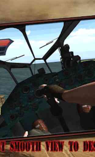 Hélicoptère Air Gunship Guerre 4