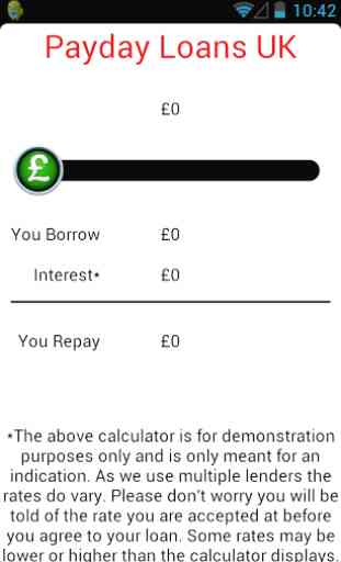 Payday Loans UK - Calculator 3