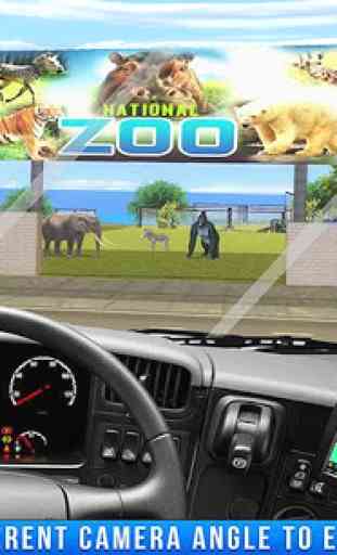 3D Truck Animal Zoo Transport 4