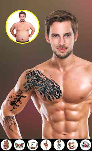 Men Body Styles SixPack tattoo 2
