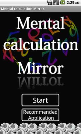 Mental calculation Mirror 1
