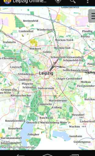 Carte de Leipzig hors-ligne 1