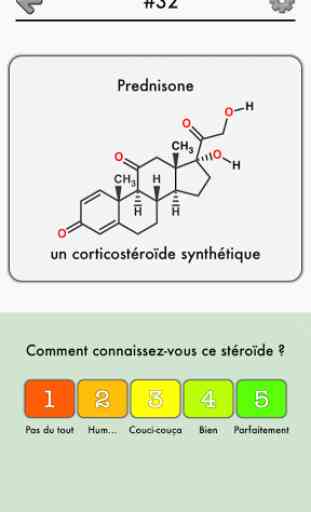 Stéroïdes - Formules chimiques 1