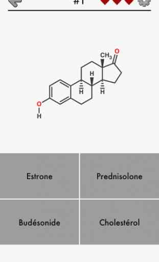 Stéroïdes - Formules chimiques 3