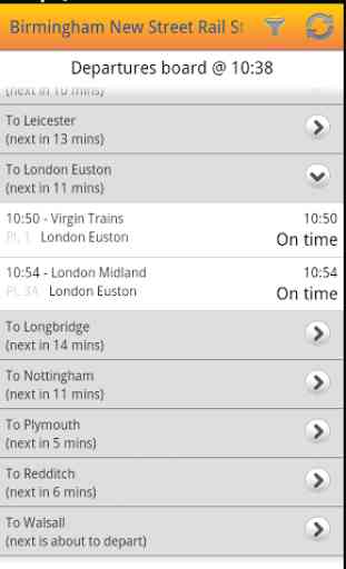UK Train Times: Train Scout 3