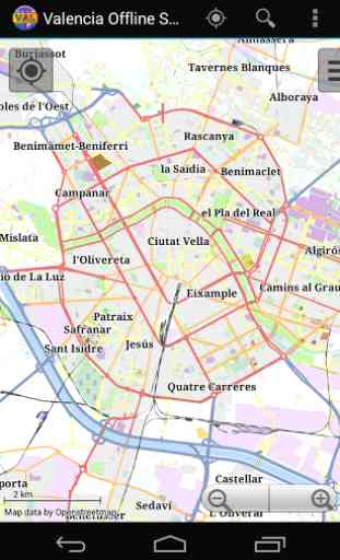 Carte de Valence hors-ligne 2