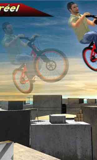 Cycliste sur le toit Stunt Man 3