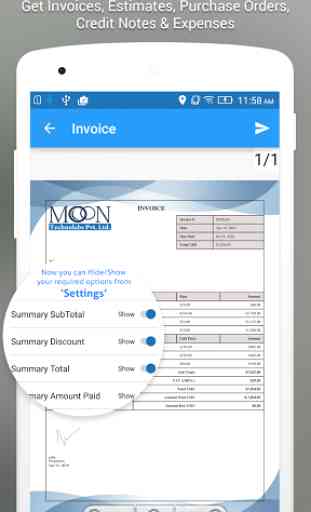 Moon Invoice - Suivi du temps 2