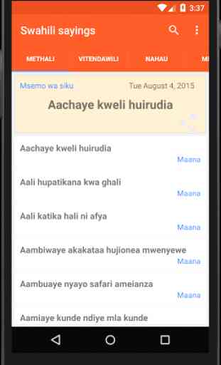 Swahili Sayings 2
