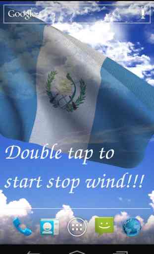 3D Guatemala Flag LWP 1