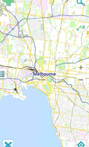 Carte de Melbourne hors-ligne 1