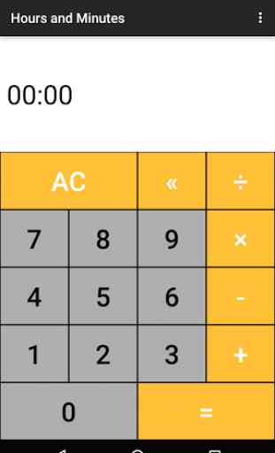 Hours & Minutes Calculator 1