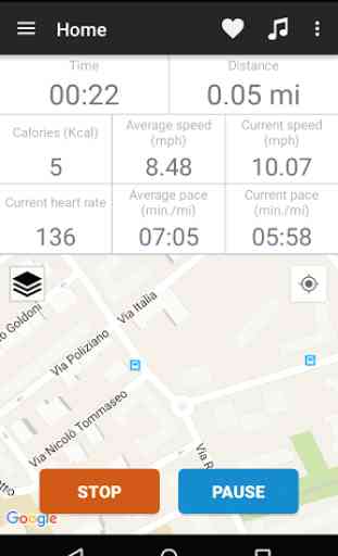 MyRunningApp GPS Running Bike 1