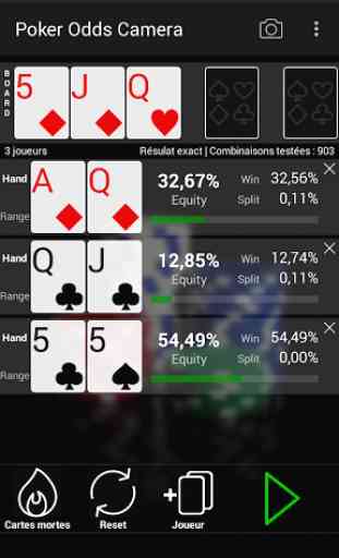 Poker Odds Camera 2