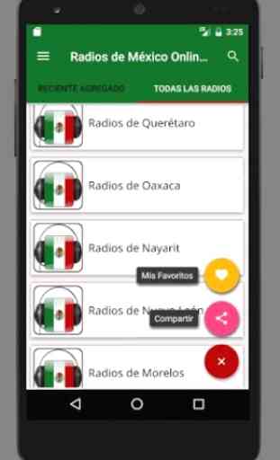 Estaciones de Radio FM Mexico 4