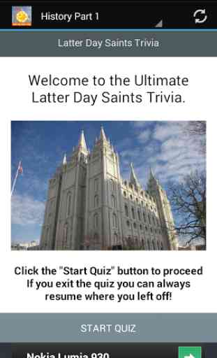 Latter Day Saints Quiz Trivia 2