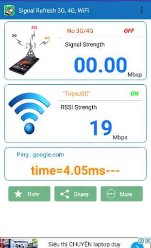 Signal Refresh 3G, 4G, WiFi 3