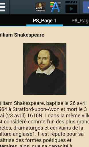 Biographie William Shakespeare 2