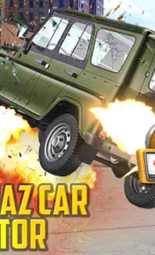Destroy UAZ Car Simulator 3