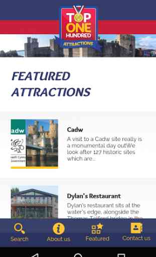 Wales Top 100 Attractions 2