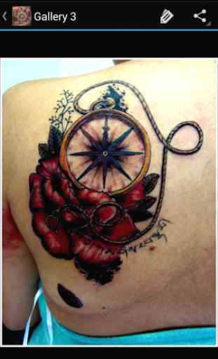 Compass Tattoo 4
