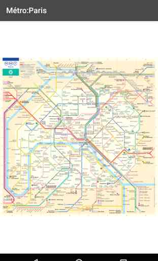 Plan du Métro: Paris 1