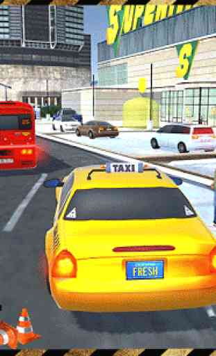 Supermarché Taxi Driver 3D Sim 2