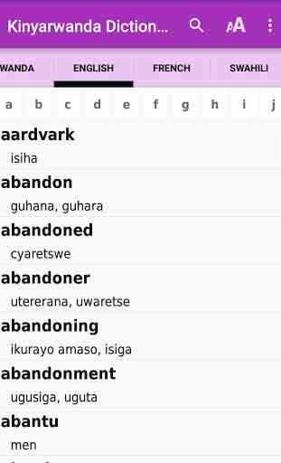 Kinyarwanda Dictionary 1.0 2
