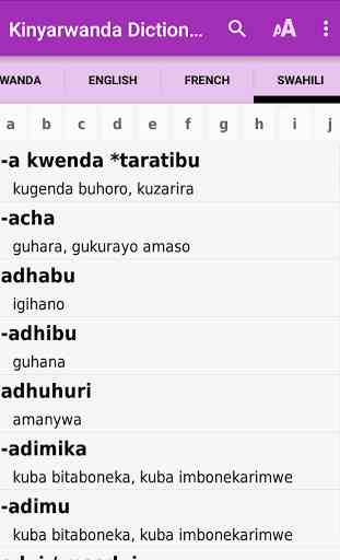 Kinyarwanda Dictionary 1.0 4