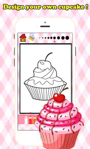 Boulangerie Cupcake Coloring Book Jeux Gratuit pour les enfants 1-10 ans: Soutenir l'apprentissage de votre enfant avec des idées de dessin, activités amusantes 4