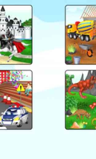 Garçons Puzzle - amusant pour les enfants: cool app supérieure libre éducatif et l'apprentissage forme jeu de puzzle pour bébé 4