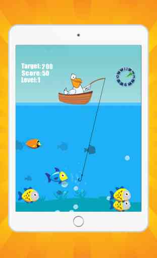 Jeux de pêche d'oiseaux - Animaux marins pour l'éducation Enfants Jeux Gratuit 4