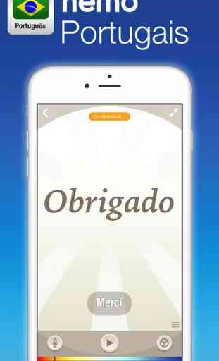 Nemo Portugais-Brésilien - App gratuite pour apprendre le portugais sur iPhone et iPad 1