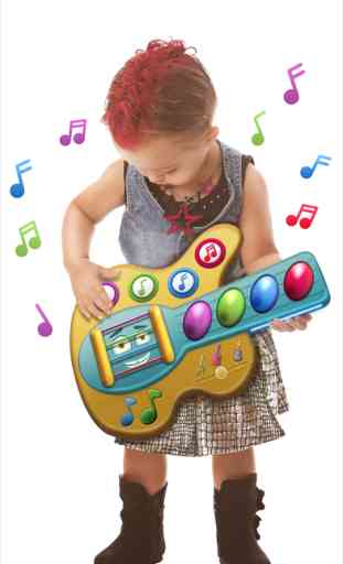 Jouets de musique pour bébés : Guitare avec chansons pour enfants 3
