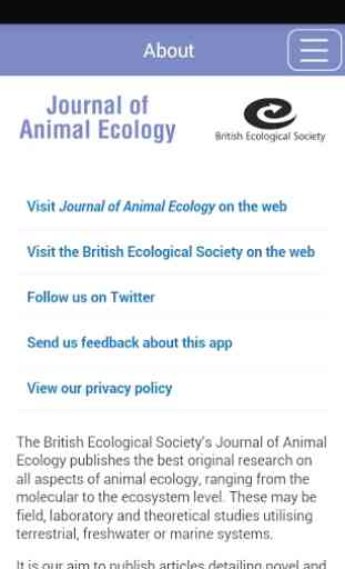 Journal of Animal Ecology 1