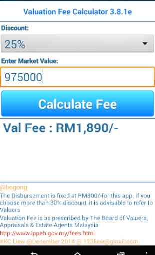 LKC Valuation Fee Calculator 1