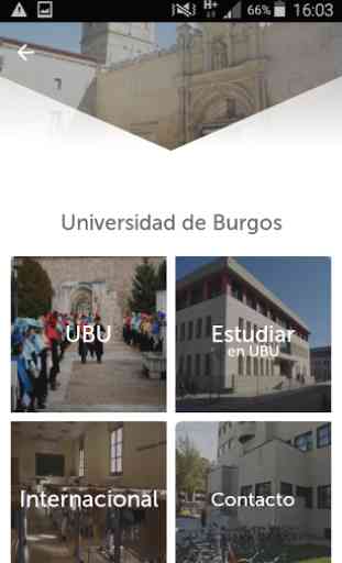 UBU App Universidad de Burgos 2
