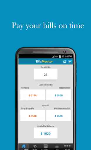 Bills Monitor & Manager Free 1