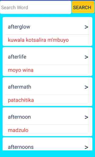 English to Chichewa Dictionary 4
