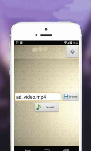 Vidéo au format MP3 Converter 4