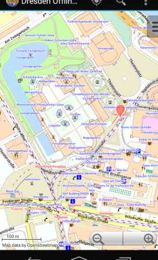 Carte de Dresde hors-ligne 3